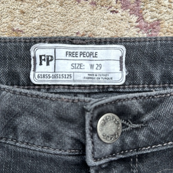 Free People High Waist Cropped Jeans - Picture 3 of 12